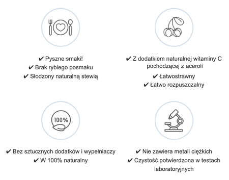 PURE - Termin ważności: 18.12.2026 r. - hydrolizowany kolagen rybi z naturalną witaminą C - tropikalny ananas (30 porcji / 30 saszetek)